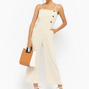 ❗️SOLD ON DEPOP❗️NWT Forever 21 Linen Jumpsuit